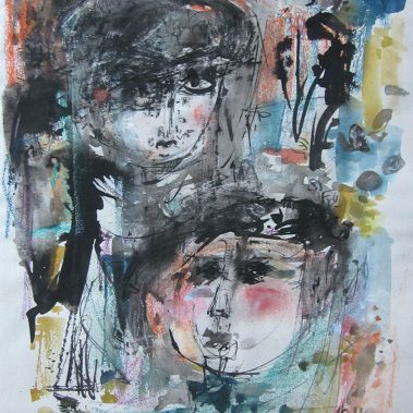 Anneliese Bollengraben-Hülsenbeck, Aufruhr in der Stadt, ohne Jahr. Foto: F. Jesse