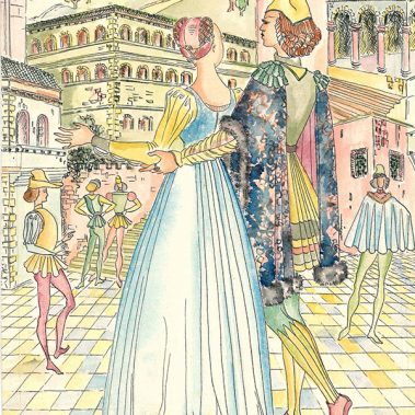 Kostümstudien; Universitätsarchiv Wuppertal, Signatur 0604 0004 0006, Nr. 25